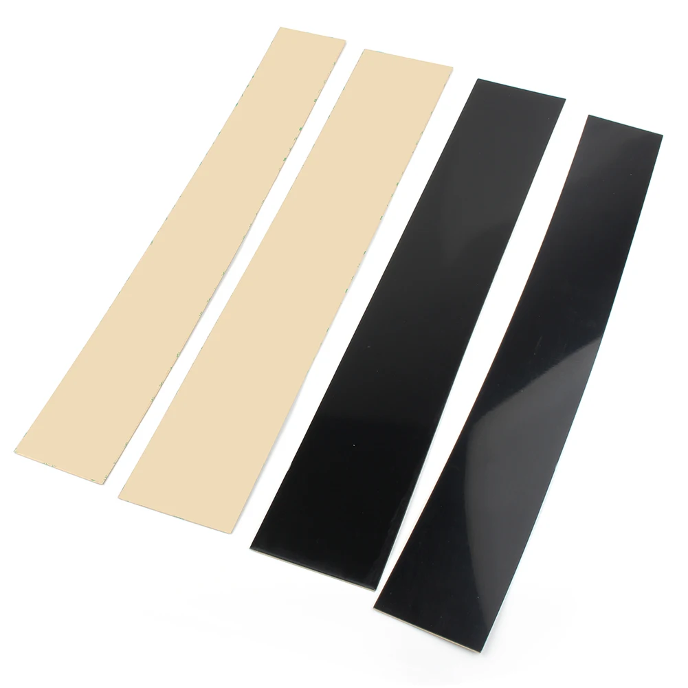 4 Pcs Car Door Window Pillar Posts Panel Decorative Sticker Trim For Cadillac Escalade 2007 2008 2009 2010 2011 2012 2013 2014