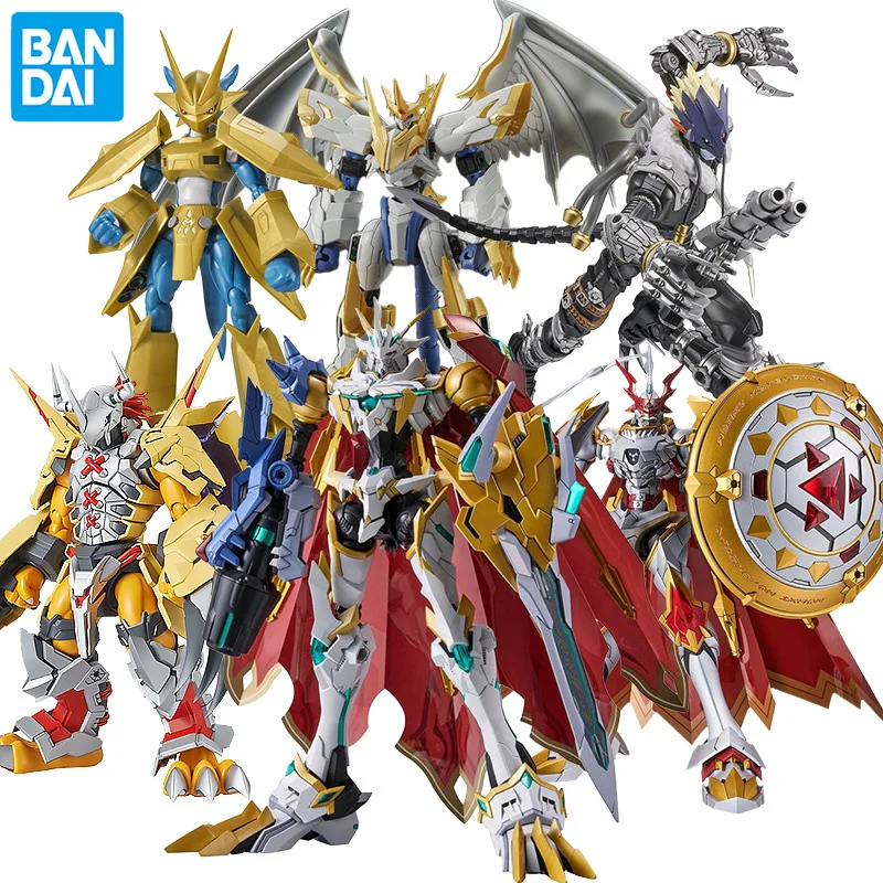 In Stock Original Bandai Digimon Angemon Alphamon War Greymon Beelzebumon Garurumon Magnamon Action Figure Anime Model Toys Gift