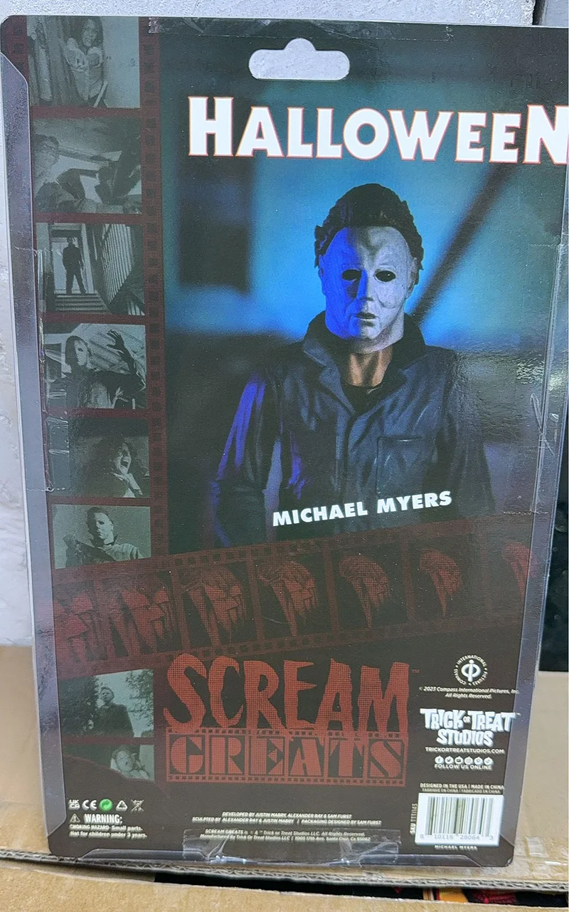 New Arrival Michael Myers Figure With Pumpkin Halloween Ultimate Action Figure Toy Decor Christmas Gift Halloween Horror Toys view 4