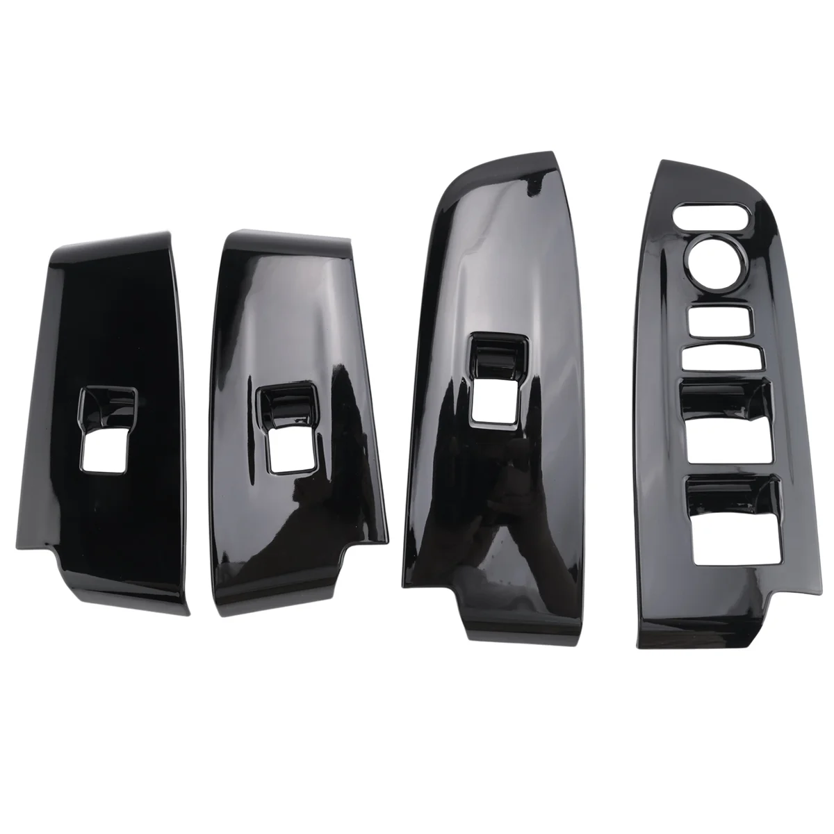 

Car Glossy Black Window Glass Lift Button Switch Cover Trim Door Armrest Panel for Honda HRV HR-V Vezel 2021 2022 LHD -A08Q