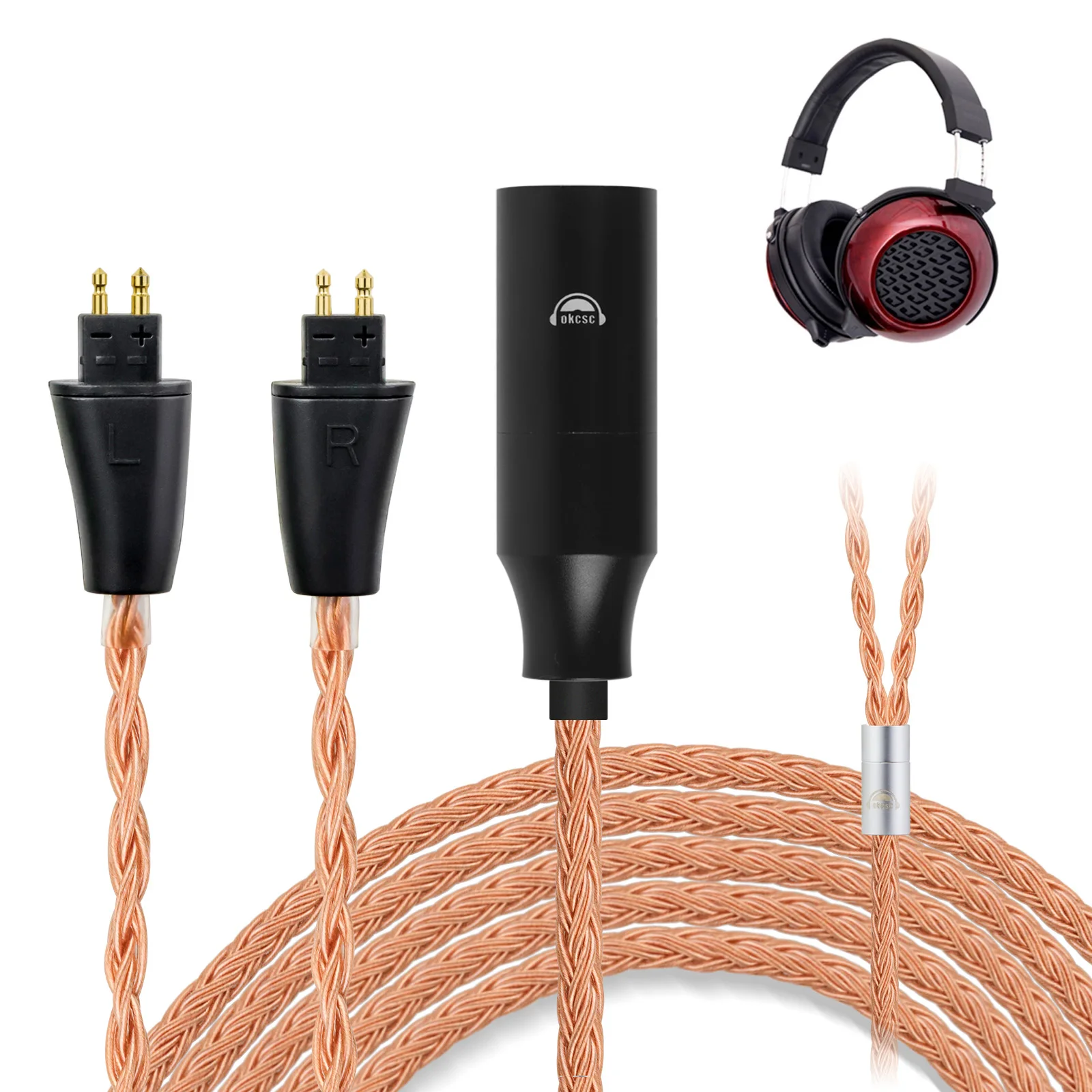 Okcsc-foo stex th900mkii th610 th909、2.5mm、3.5mm、4.4mm、6.35mm