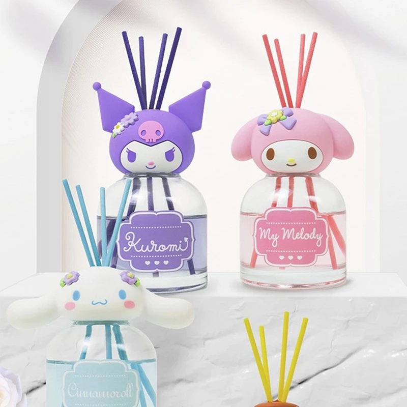 

Kawaii Sanrio Anime My Melody Cinnamoroll Bedroom Fragrance Kuromi Cute Cartoon Rest Room Aromatherapy Decoration