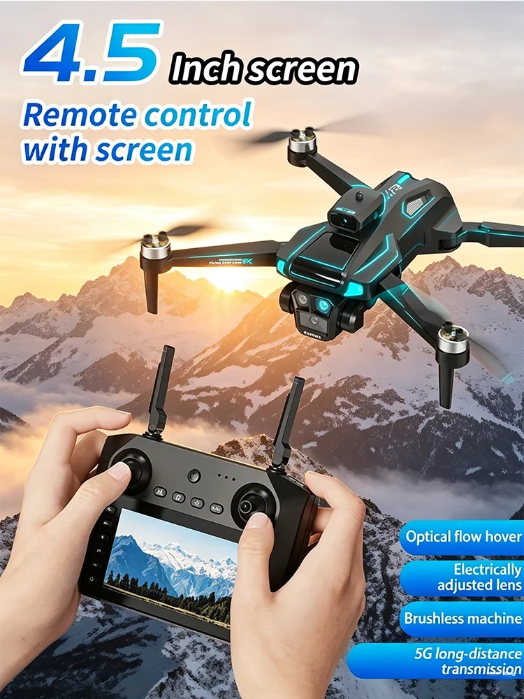 drone-rc-m22-professionnel-cameras-doubles-4k-hd-uav-de-securite-evitement-d'obstacles-moteur-brushless-flux-optique-vol-stationnaire-quadricoptere-pliable