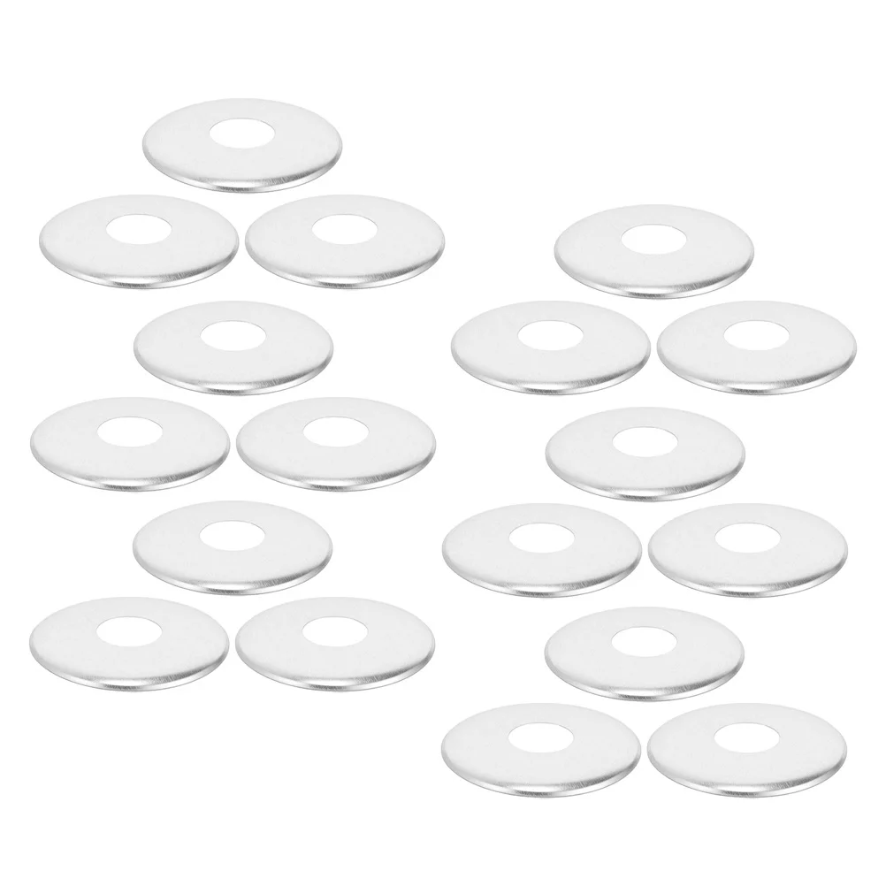 20Pcs Fire Sprinkler Head Heat Collecting Cover High Sensitivity Heat Absorption Plate Fire Protection Shield Industrial