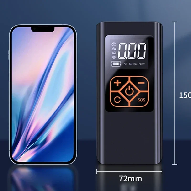 Auto Drahtlose Inflation Pumpe Auto Inflation USB Lade Pumpe Auto Reifen Inflation Pumpe Lithium-Batterie Füllung Tasche