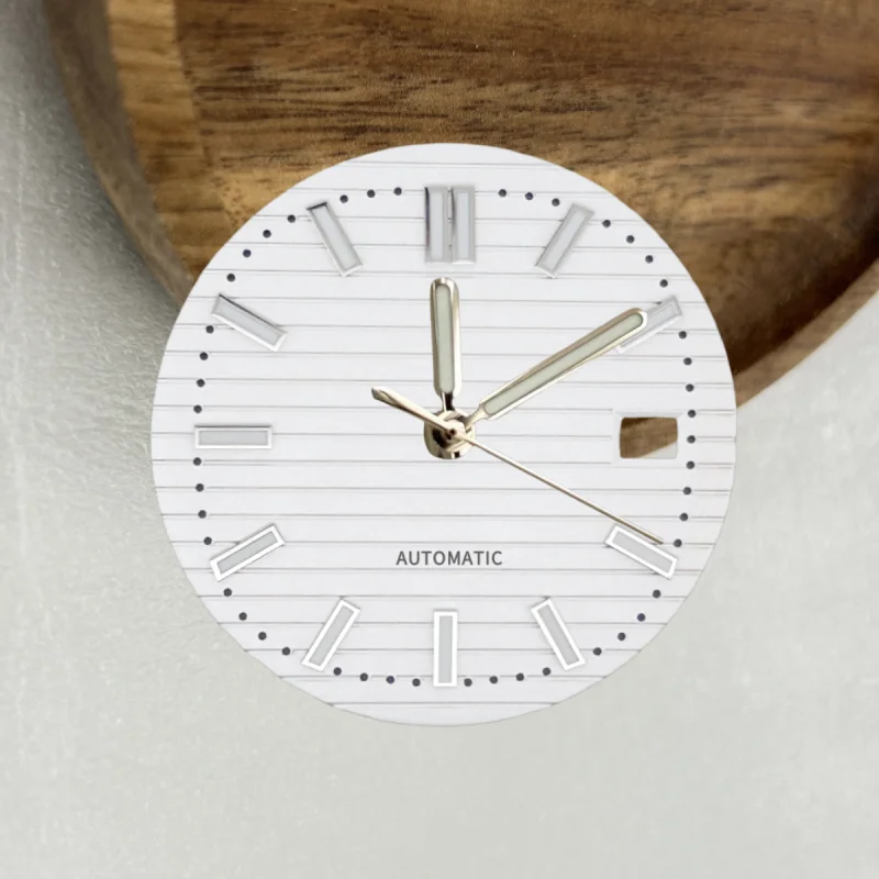 GMOGAR الأخضر مضيئة بدون شعار 30.5 مللي متر ساعة الطلب مناسبة ل PP نوتيلوس NH35 NH36 NH38/70 ساعة يد تعمل بالحركة اكسسوارات ساعة