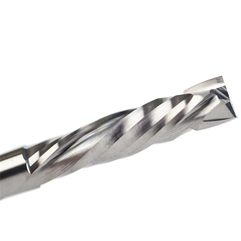 

A23P 2 Flutes Compression End Mill Carbide Bit 2 Flutes Compression End Mill For Melamine Double Veneer Board Hard Wood