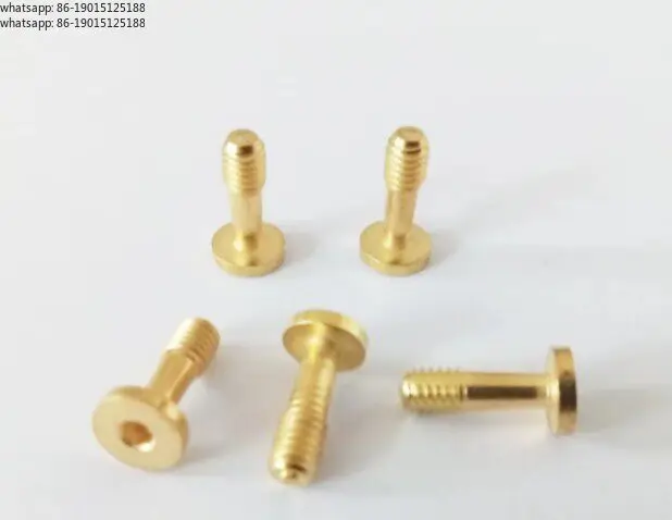 B23-0269-1 Countersunk head hexagon gold-plated screw  10 pieces per pack