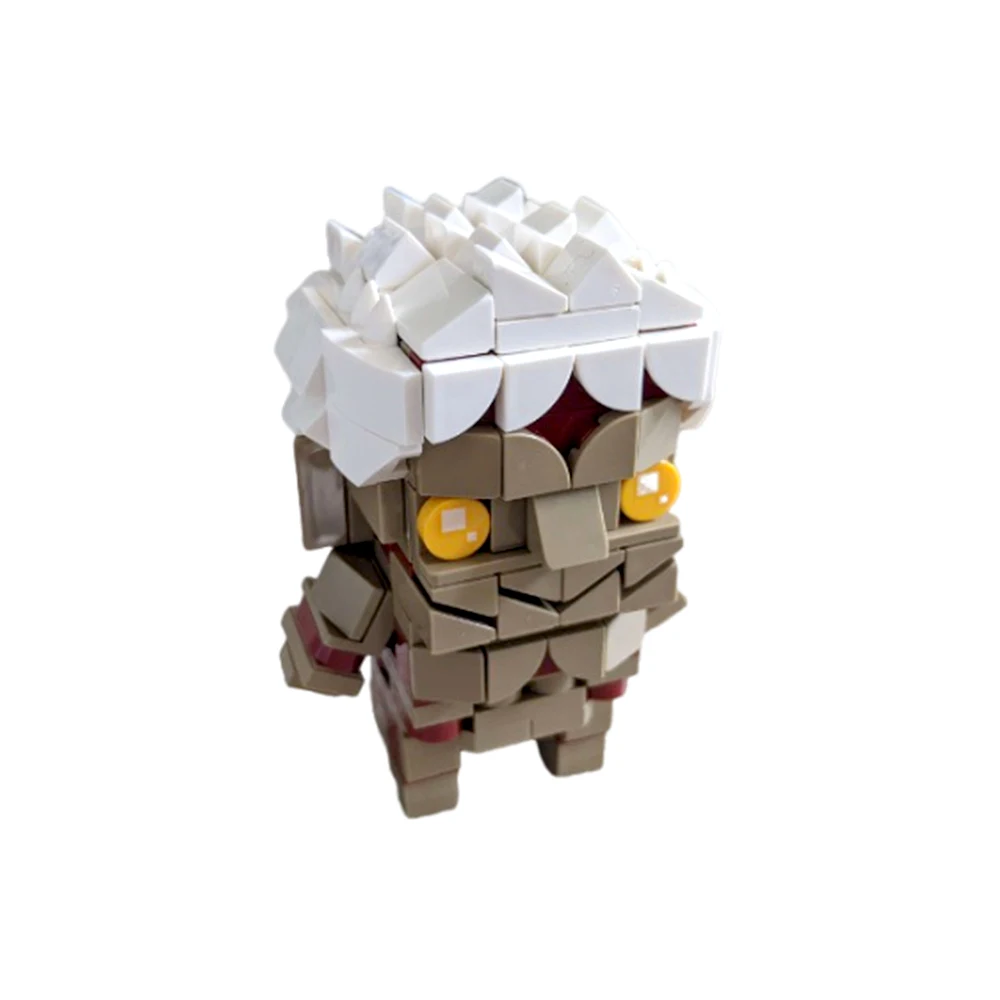 Gobricks MOC Attacks Titans Brickheadz Model Building Blocks Classic Armored Warriors Action Figure Bricks Toy Childrens Gift