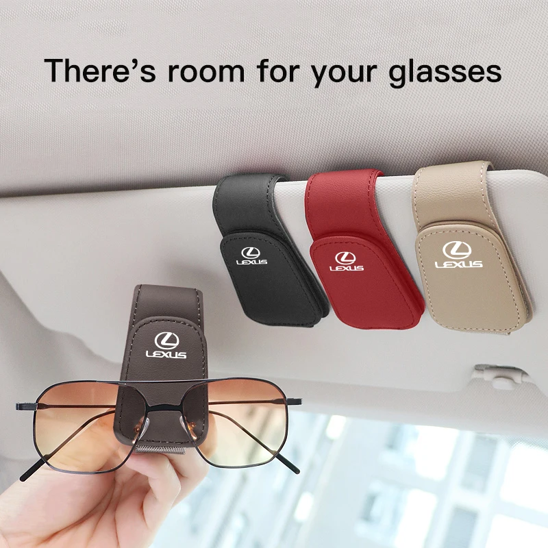 Car Interior Sunshade Card Ticket Storage Glasses Clip Accessories Tool For Lexus RX330 IS250 Ct200h ES300h RX350 IS300h NX300h