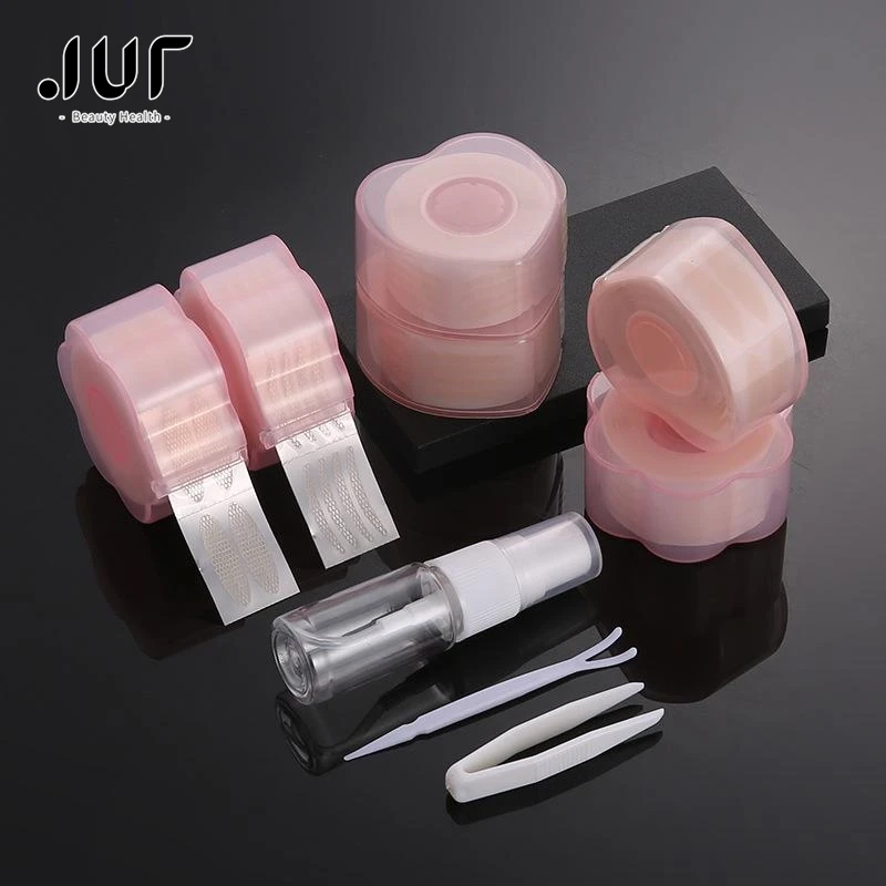 360Pcs/Roll Skin Tone Invisible Tapes Double Stickers Eye Makeup Supplies For Hooded Eyes Lifter Strips Traceless Tape Adhesive