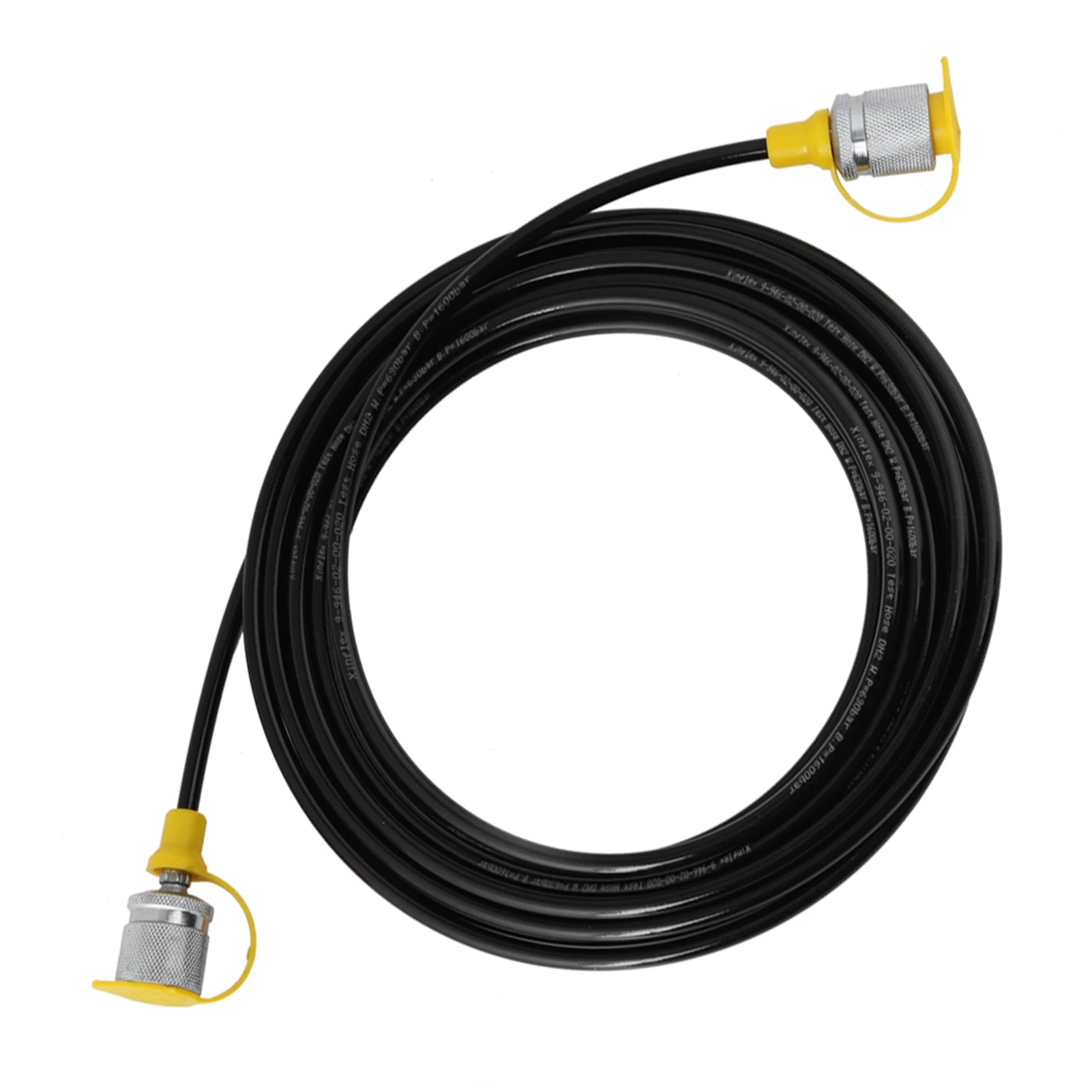 Picture 6: Hydraulic Pressure Test Hose 64MPa Hydraulic Pressure Test Hose 5.0M/16.4FT M16-M16 Female Liquid Black