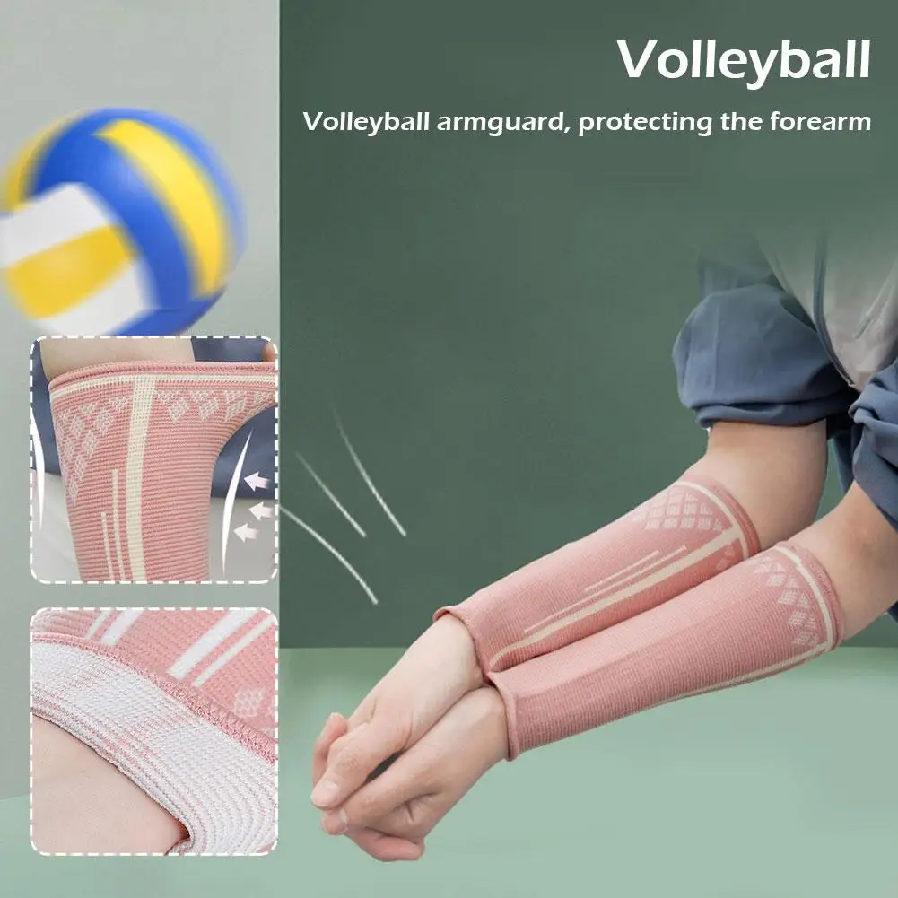 Manga de brazo de voleibol, Protector de brazo de compresión, accesorios de gimnasio para mujer, Protector de brazo especial para voleibol para entrenamiento P2V0