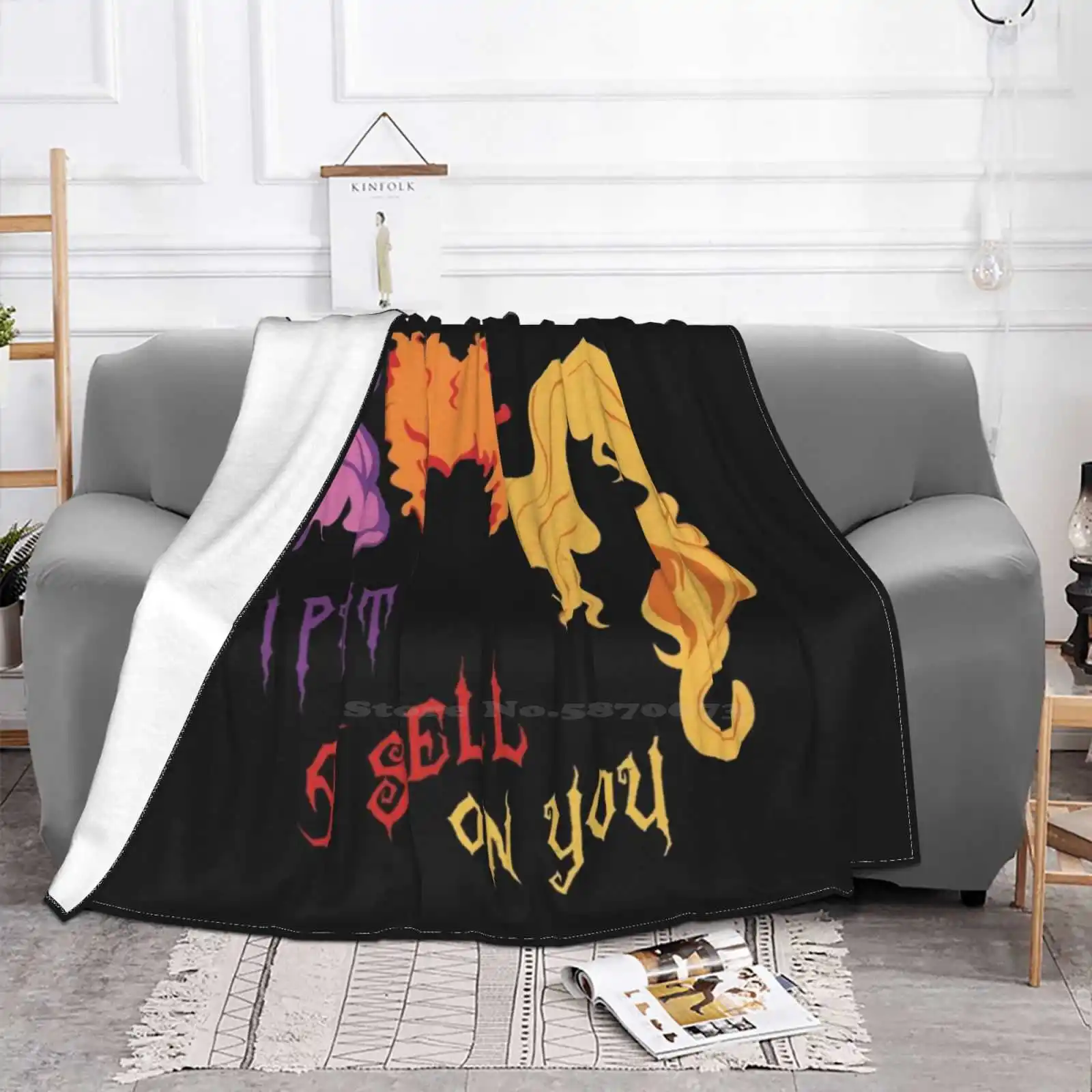 / The Sanderson Sisters Blanket Soft Warm Travel Portable Blanket The Sanderson Sisters Winnifred Winnie Sanderson Sarah