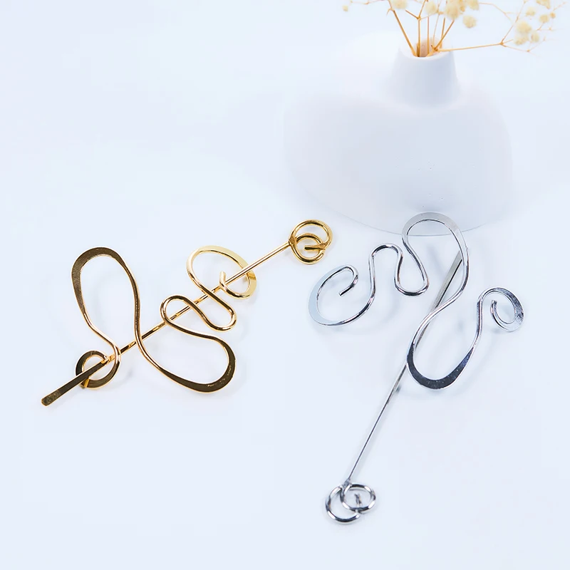 Simple Design, Irregular-shaped Alloy Hairpin, Daily Wild and Elegant Ladies Dress Up Hair Accessories