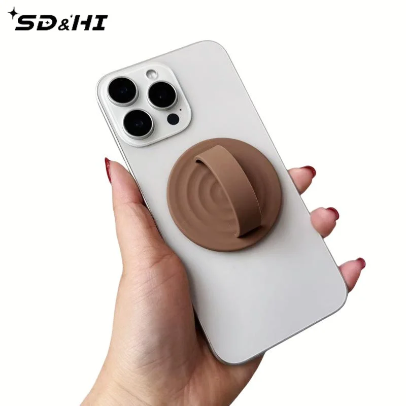 

Цельный водонепроницаемый съемный жидкий силиконовый магнитный держатель для телефона, крепление для чехлов для телефонов Android