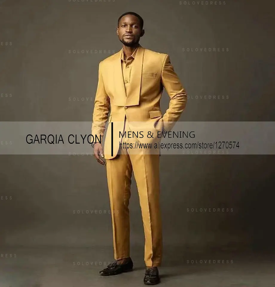 golden wedding dress for men Gold - Wedding - Ethnic Wear for Men: Buy Latest Indian Outfits for Men Online