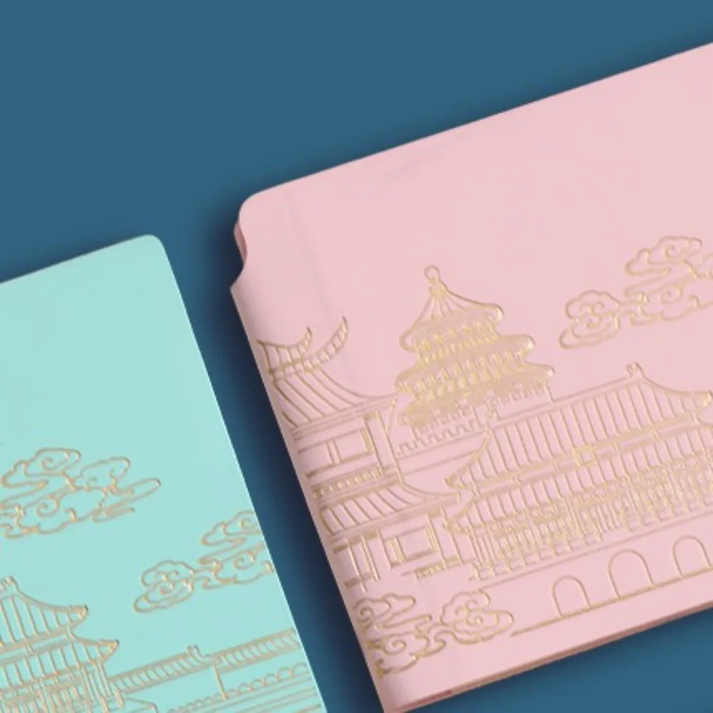 Square Pocket Record Notebook Blank Travelers Journals Portable Daily Planner Soft Cover Student Stationary