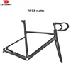 CECCOTTI RF33 T1000 전체 탄소 도로 자전거 프레임 디스크 브레이크 최대 700*32C 자전거 프레임 셋 전체 숨겨진 케이블 디자인 탄소 프레임 3