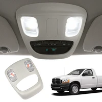 Para Dodge Ram 1500 2500 3500 4500 5500 2006-2010 LED consola superior cúpula Interior techo luz de lectura LED/bombilla halógena 1DK78BD1AA