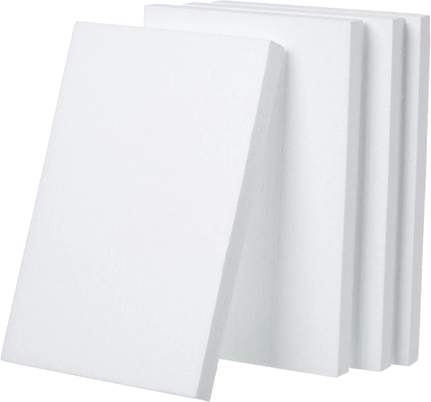 

Craft Foam Blocks 4 Pack 12x8x1in Polystyrene Foam Sheets for Arts School Projects Sculptures Floral Arrangements and