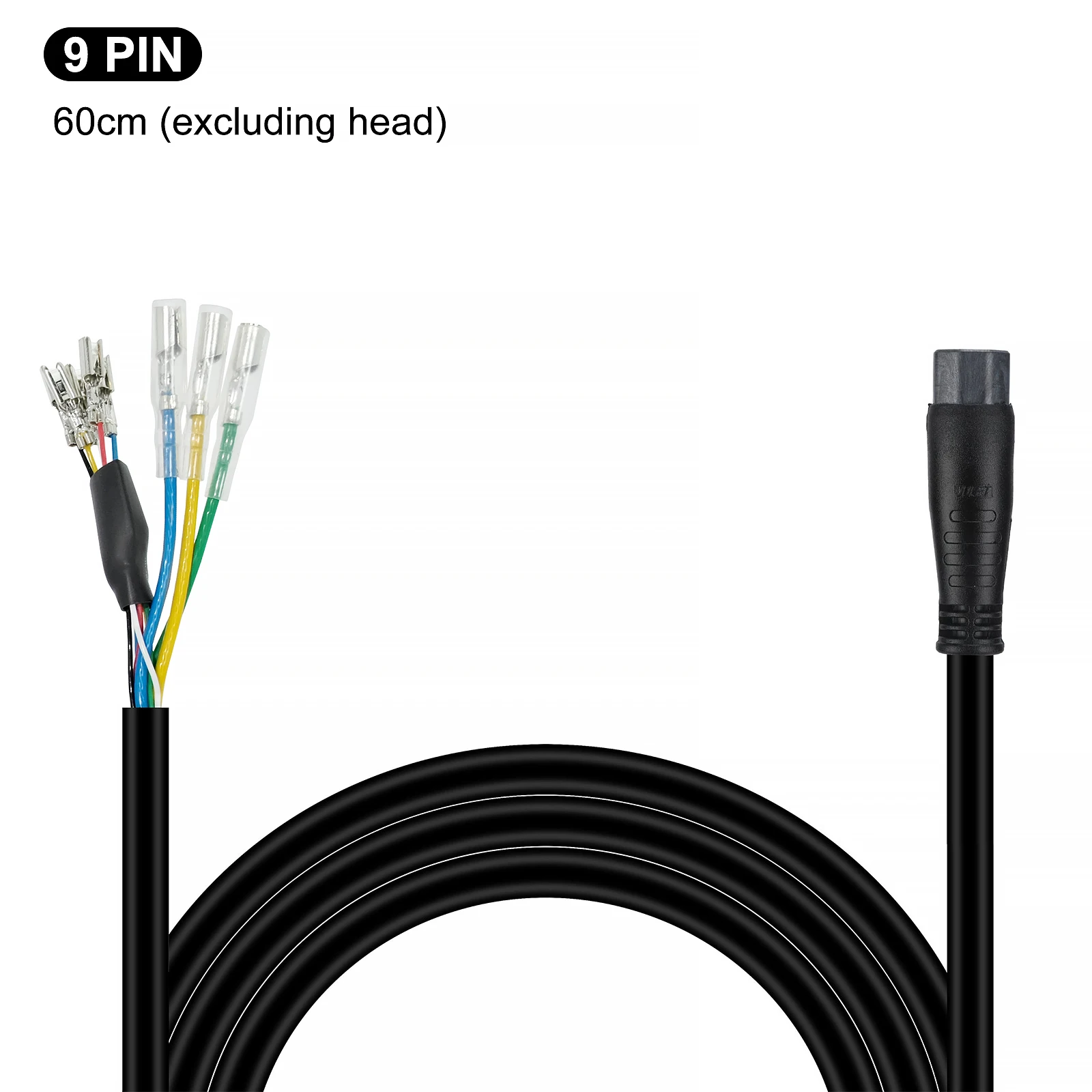 AliExpress NONE Julet 9-Pin E-Bike Motor Extension Cable - Waterproof  9pin Hub Motor Cable Compatible with Higo916/Julet Z916/BAFANG G9.5