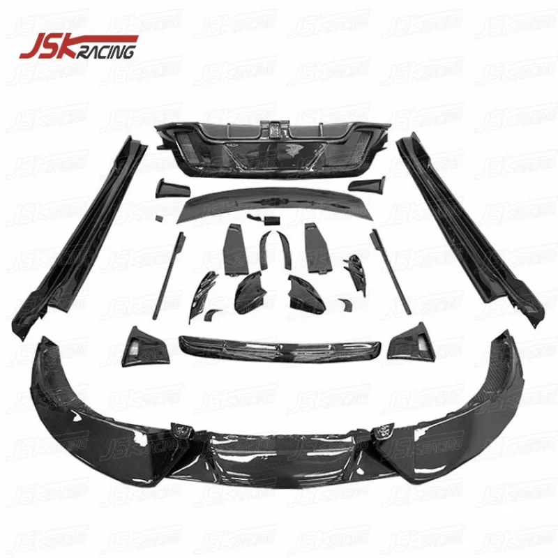 

M Style Carbon Fiber Half Body Kit For 2020-2022 Porsche Taycan