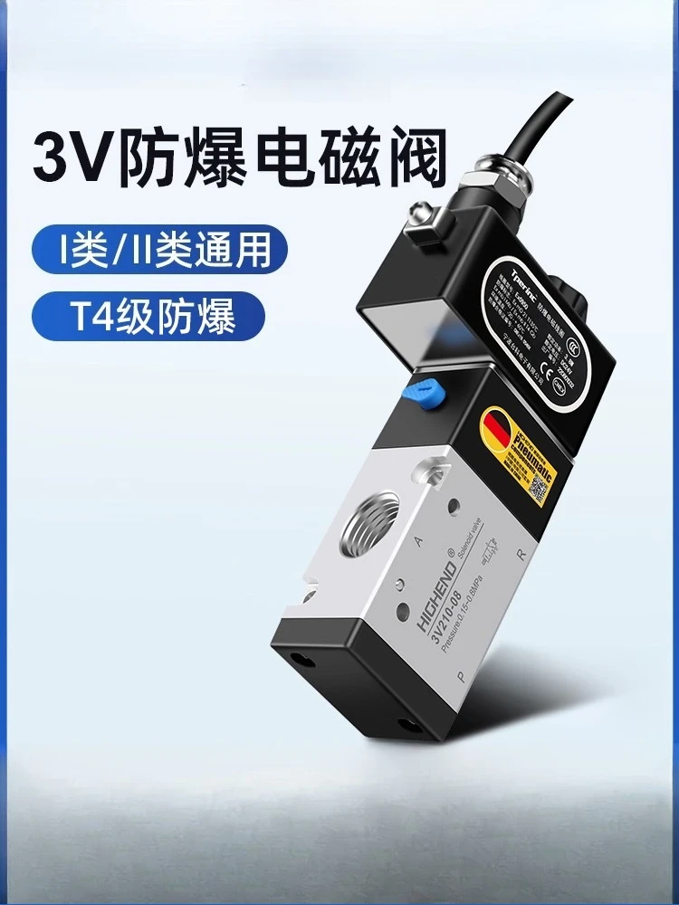 

Explosion-proof solenoid valve two-position three-way T4 level control 220V DC24V