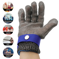 Stainless Steel Cut Resistant Glove Mesh Metal Glove Food Grade for Kitchen Cooking Woodworking Carving Butcher Meat Cutting