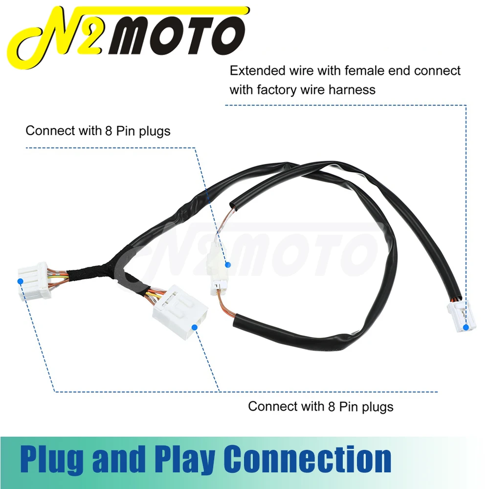 Motocycle Quick Disconnect Tour Pack Wiring For Harley CVO Road Electra Street Glide Road King FLTR FLTRX FLHR FLHRC FLHT FLHTP