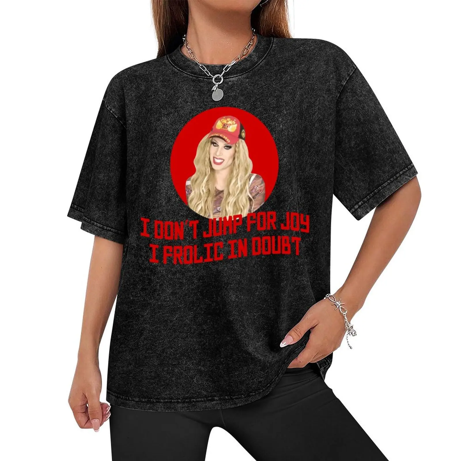 Katya Zamo I don_t jump for joy - Rupaul_s Drag Race T-Shirt tees blacks quick drying oversized graphic tee designer t shirt men