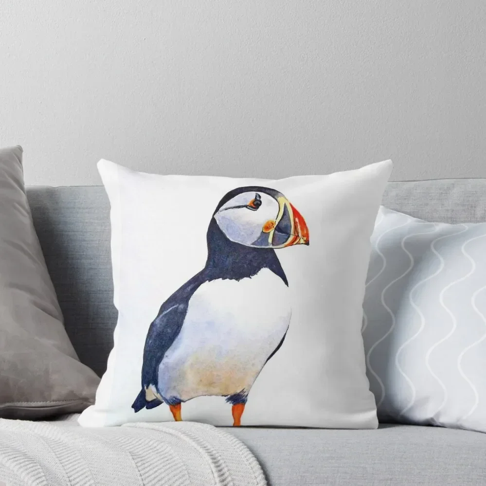 Puffin 2 Throw Pillow Cushions For Decorative Sofa Christmas Pillow Cases Decorative Sofa Cushions Luxury Pillow Cover