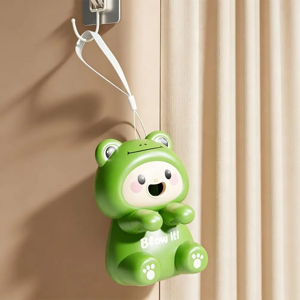 Niedliche Cartoon-Frosch-Ventilatoren mit Datenkabel, USB-aufladbar, Mini-Hängeventilatoren für Nudeln, Kaffee, Tee und Heißgetränke – Detail 12