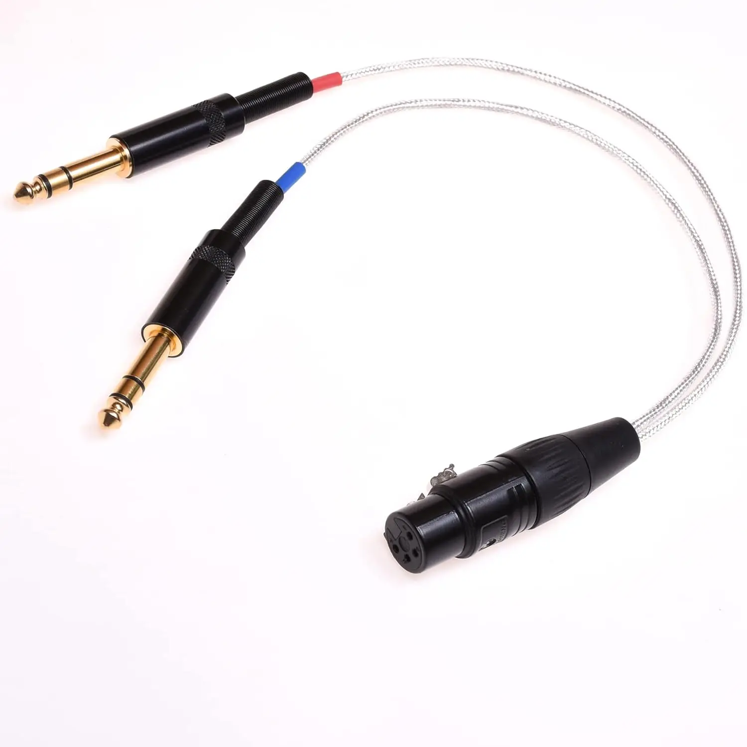 GAGACOCC Dual 1/4 6.35mm Male to 4pin XLR Female Balanced Audio Adapter for RME ADI-2 Pro