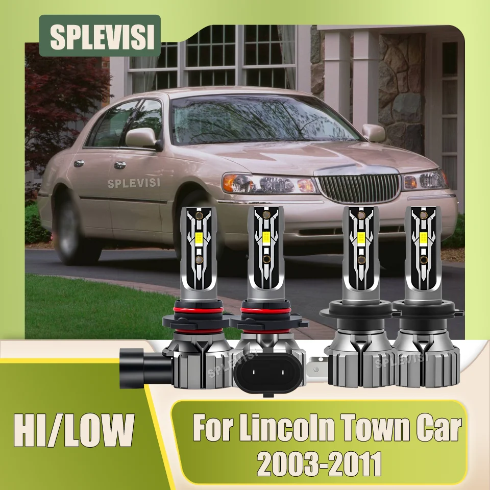 

6000k 12V Фара дальнего ближнего света HB3 H7 Clear vision ночью для Lincoln Town Car 2003 2004 2005 2006 2007 2008 2009 2010 2011
