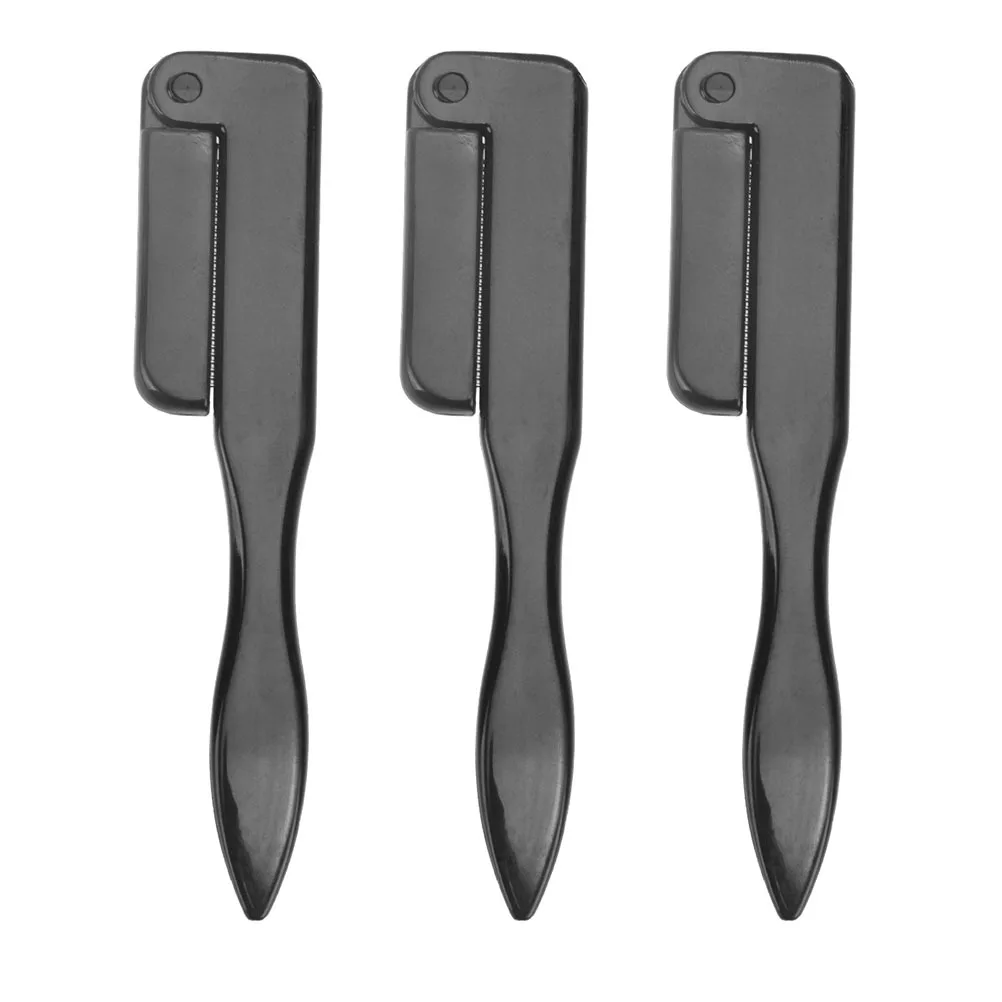 3Pcs 접이식 눈썹 브러쉬 속눈썹 빗 매일 미용 관리를위한 휴대용 다목적 메이크업 도구 화장품 액세서리