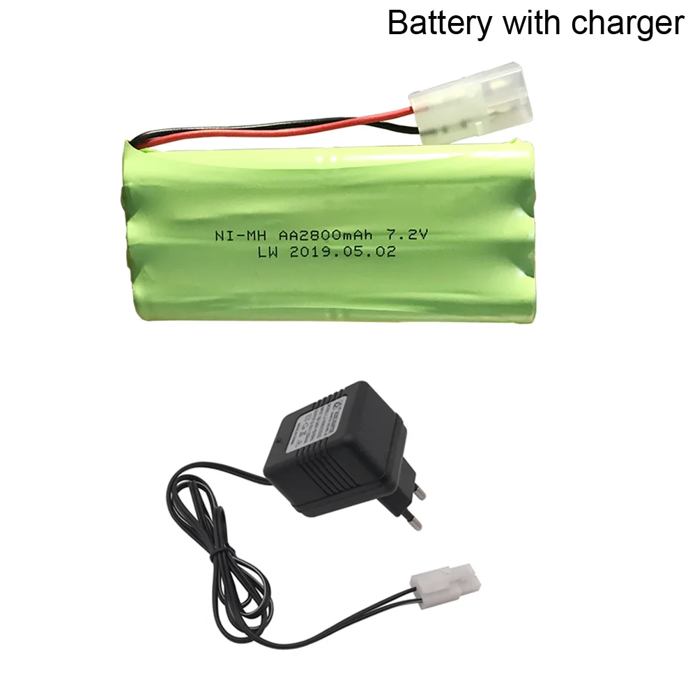 7.2V 2800mAh NiMH battery with charger Tamiya Discharge Connector for RC Racing Car Boat Aircraft toy battery 7.2V nimh battery