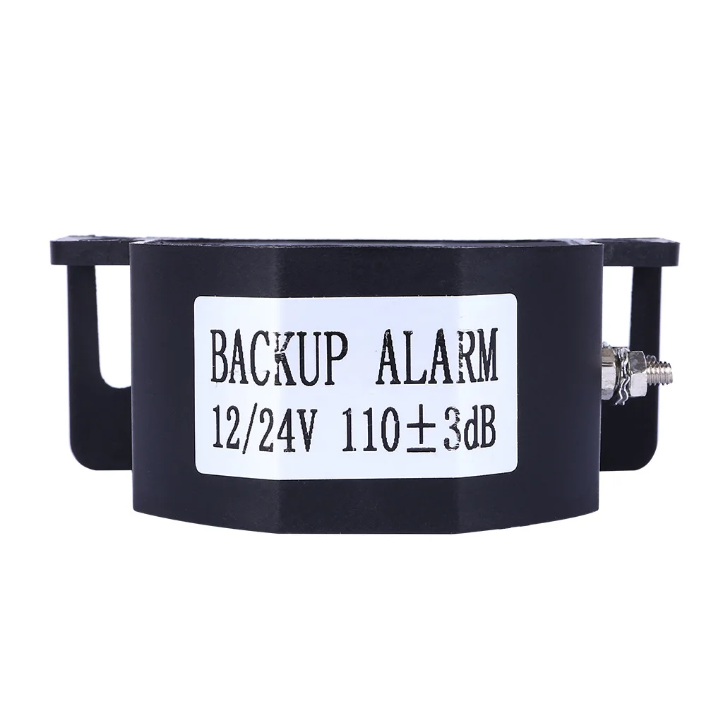 12V 24V 110dB Backup Siren Beeper Buzzer Sound Warning Alarm Car Truck Vehicle Horn for Vehicle Reversing Reminders