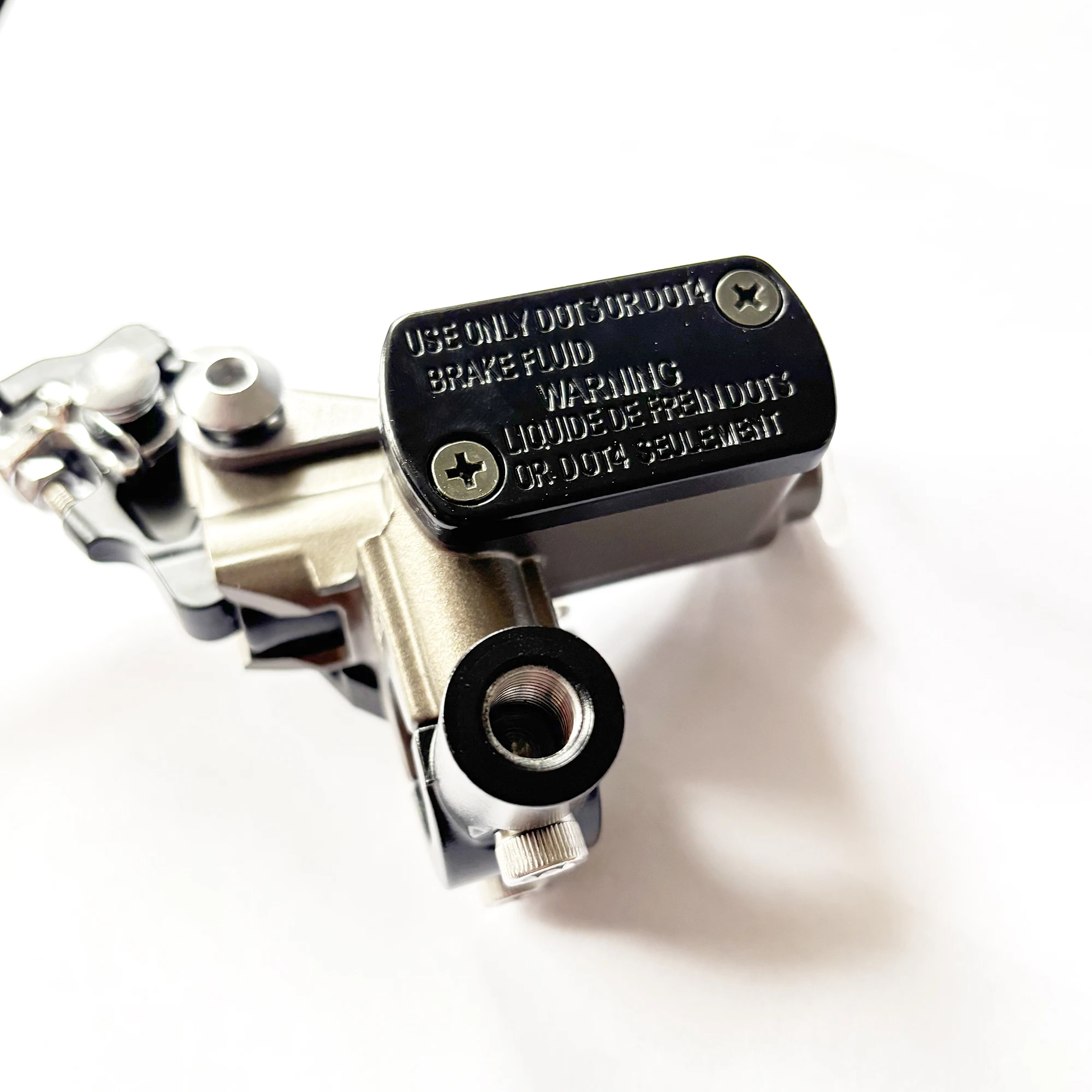 سوبر ebike دراجة ترابية كهربائية الترا النحل اليسار/اليمين الفرامل مضخة الأغطية العلوية تعديل خفيفة الوزن سبائك الألومنيوم خزان قبعات #5