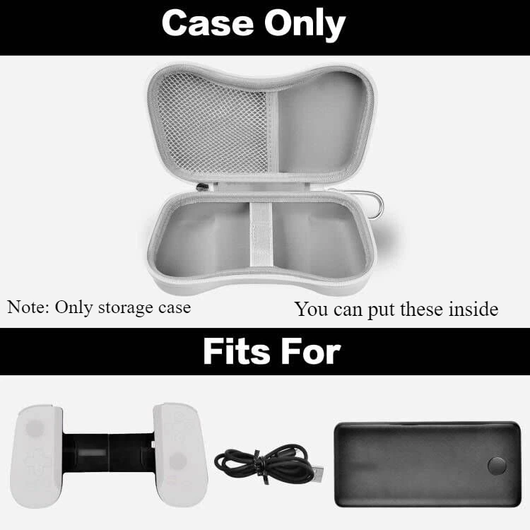 Case Compatible with Backbone One Mobile Gaming Controller, Handheld Gaming Console Portable Travel Holder, Extra Mesh Pocket