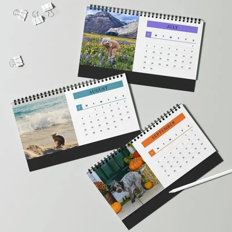 Funny Dog Calendar Dog Poop Prank Calendar Multi-Purpose Humorous Gifts Eye-Catching Clear Printing On Glossy Paper For