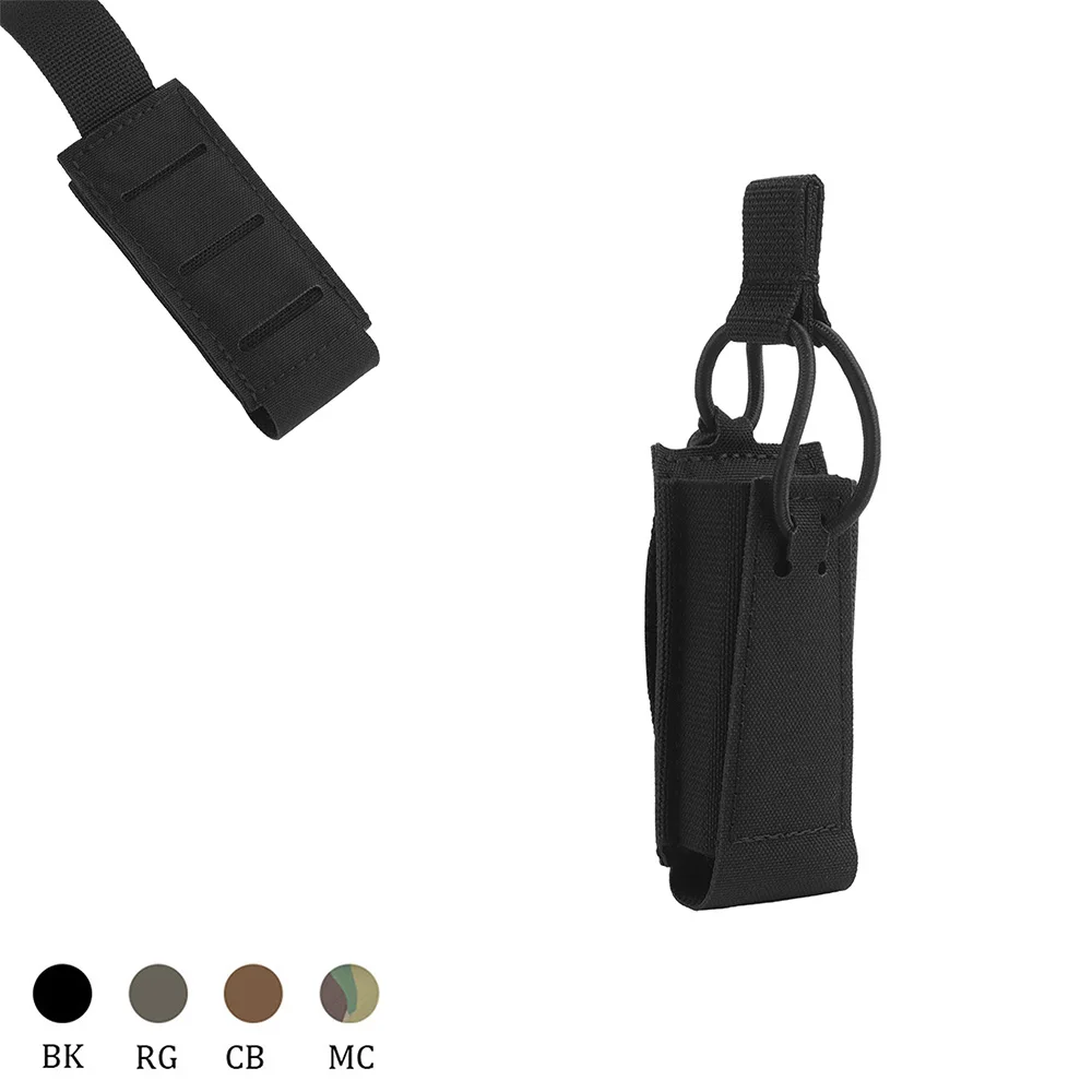 

OPHIDIANTAC Hunting Gear Single Pistol Magazine Case Elastic Cord Puller MOLLE System For 9mm Magazines
