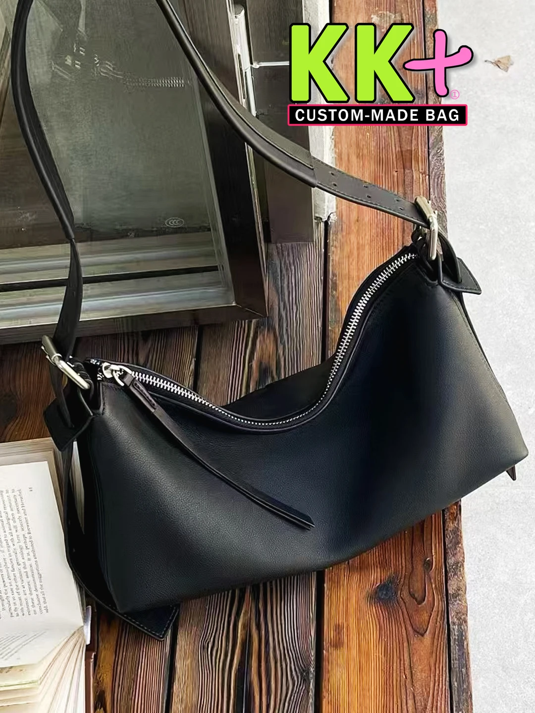 

KK Домашняя новая мягкая сумка из воловьей кожи с верхним слоем, сумка для подмышек, женская сумка на одно плечо с наклонным крестом, сумка из натуральной кожи, ленивый Sle