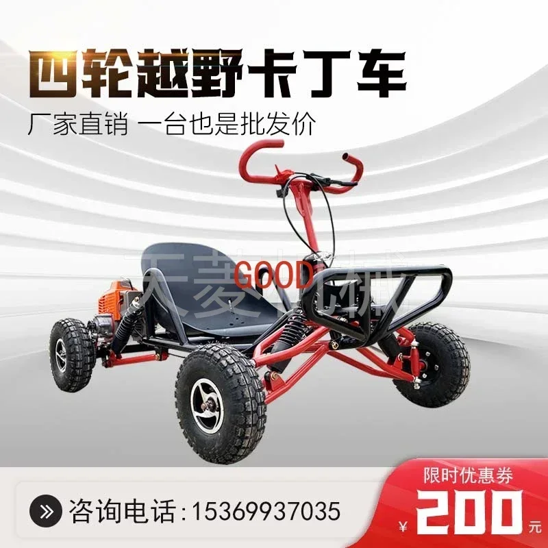 Zweitakt-Rallye-Auto für Erwachsene im Gelände