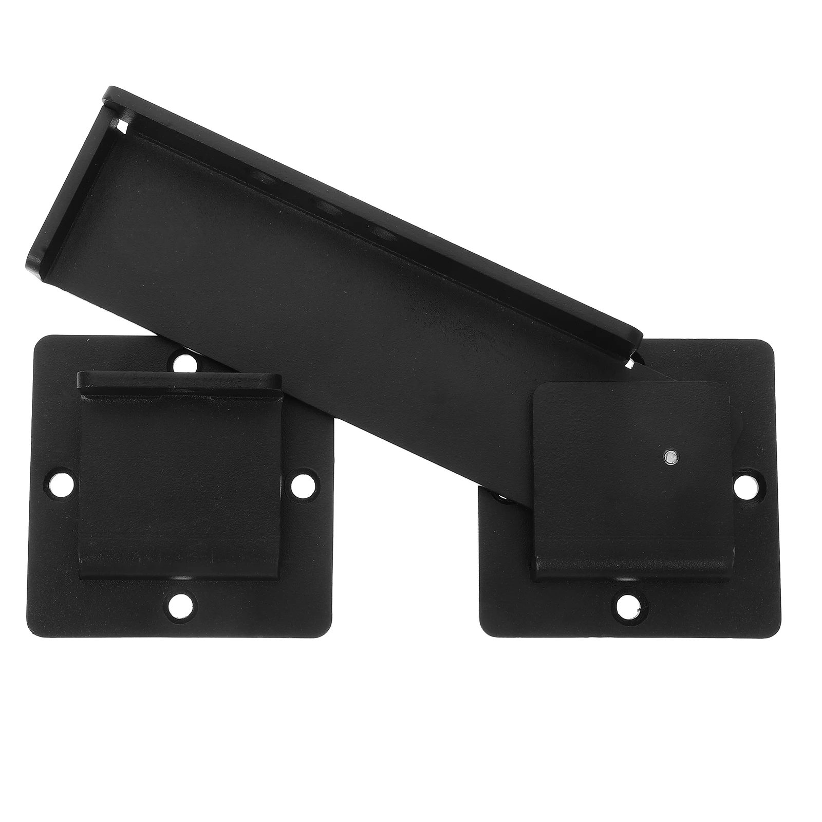 

Heavy Duty Metal Door Latch Lock for Fence Gates Outdoor Padlock Hole Adjustable Flip Gate Latch Aluminum Alloy Wooden Metal