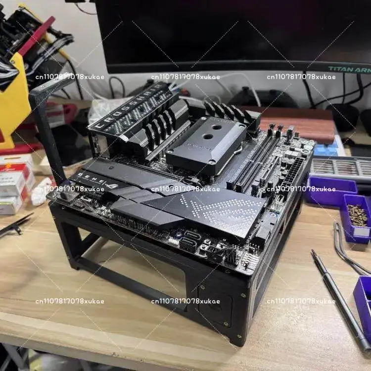 DIY MATX Chassis Support Accessories Matx/ITX Main Board Three-slot Long Graphics Card ATX/SFX Power