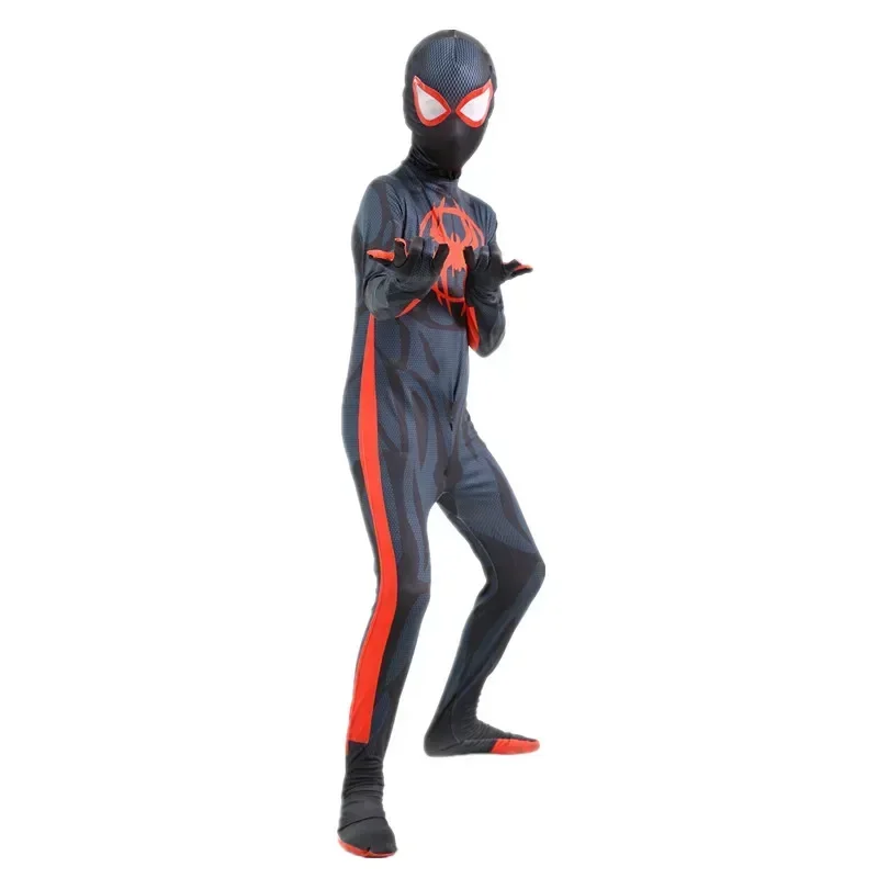 New Superhero Costume Fantasy Jumpsuit Suit Boys Movie Hero Cosplay Tights Halloween Mask Dress Up Party Performance Costume