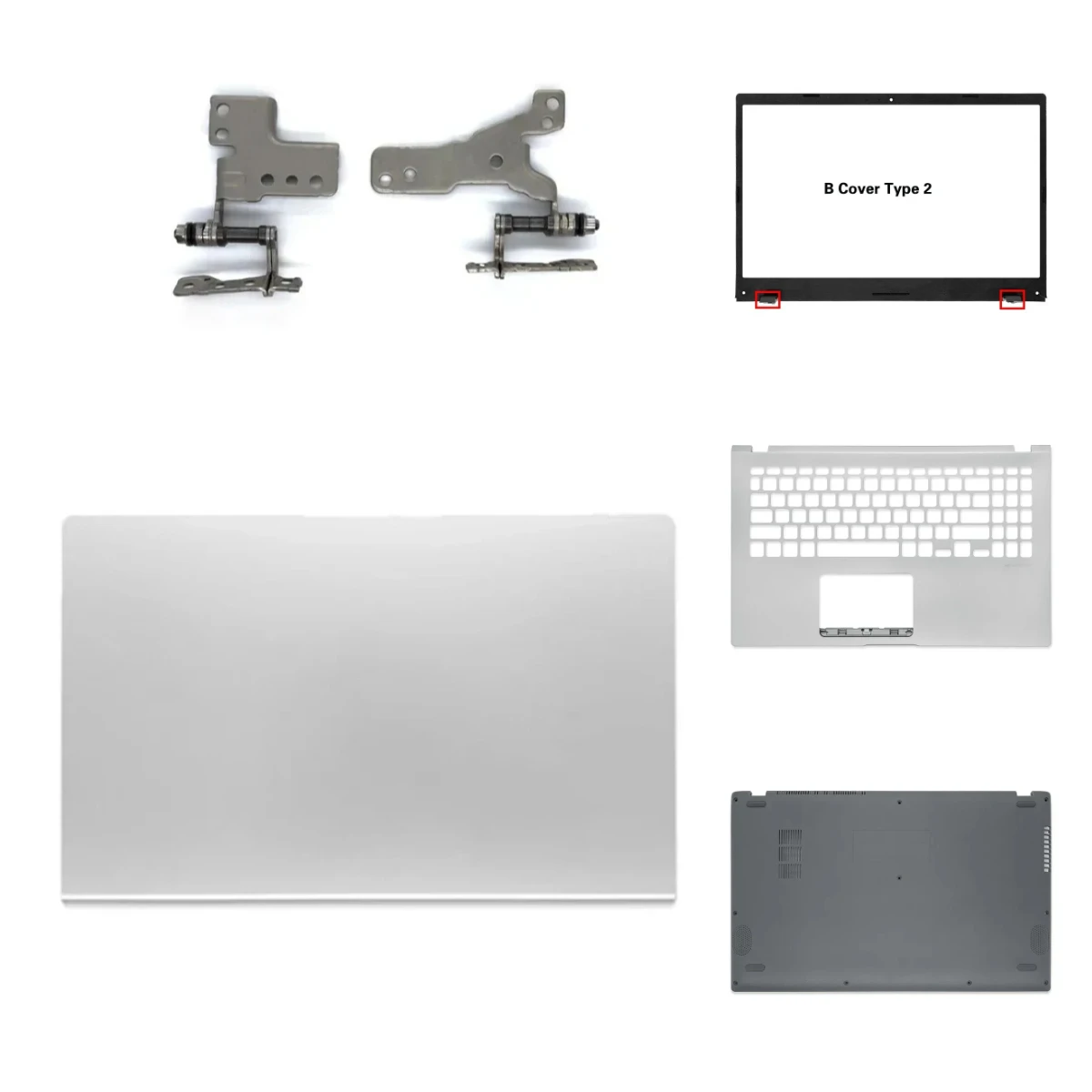 Suitable for X509 X509F X509FA M509D FL8700 Y5200F laptop LCD back cover, front panel palm rest, bottom cover, hinge ABCD Cover