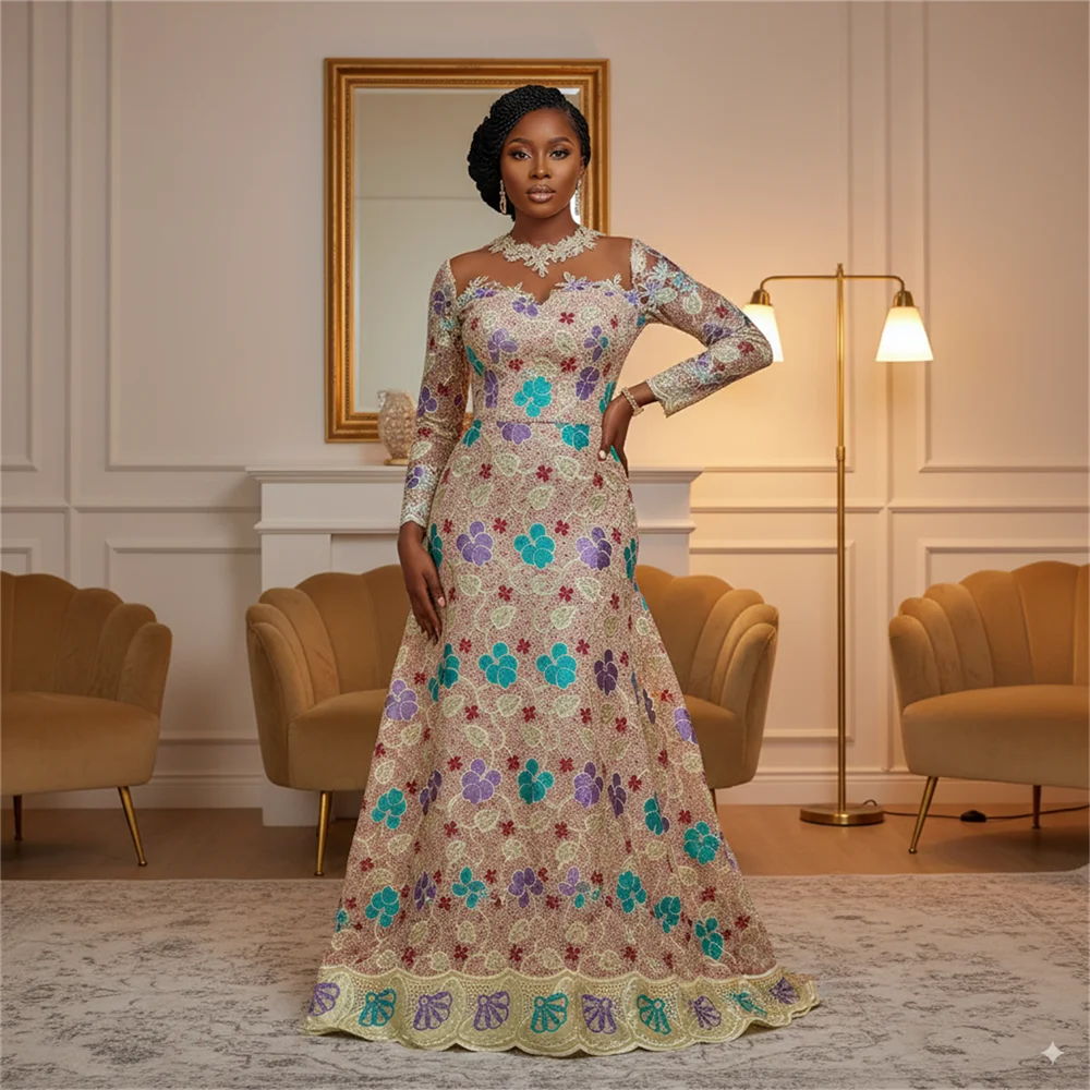 

African Nigerian 100% Cotton Lace Fabric With Stones 2025 High Quality Swiss Voile Lace Fabric For Women Party Dresses Sewing 68