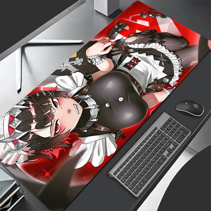 Mousepad Pattern Mouse Pad Desk Mat Computer Gaming Z-zenless Zone Zero Ellen Joe HD Keyboard Pad Rubber Mat Non Slip Mouse Mat